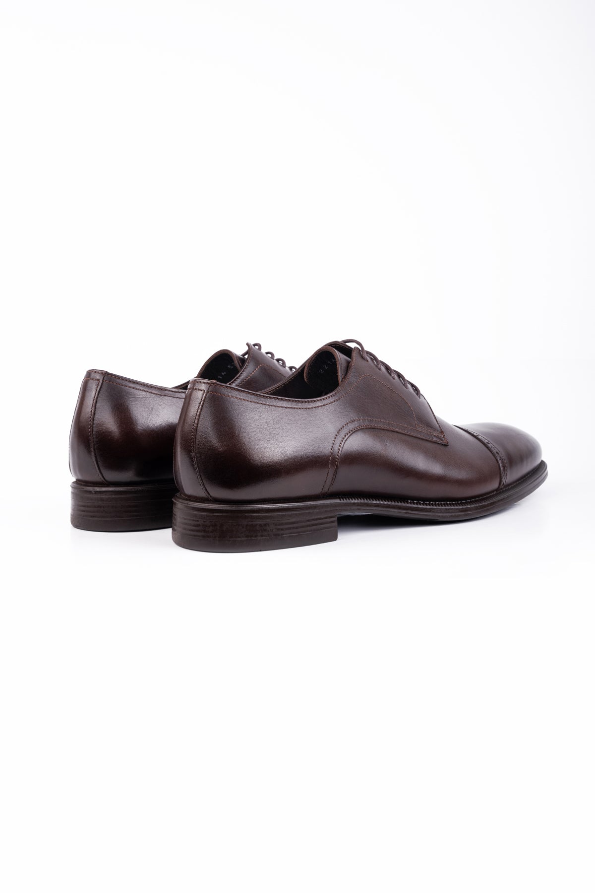 Derby Plain Classic Shoes - Brown