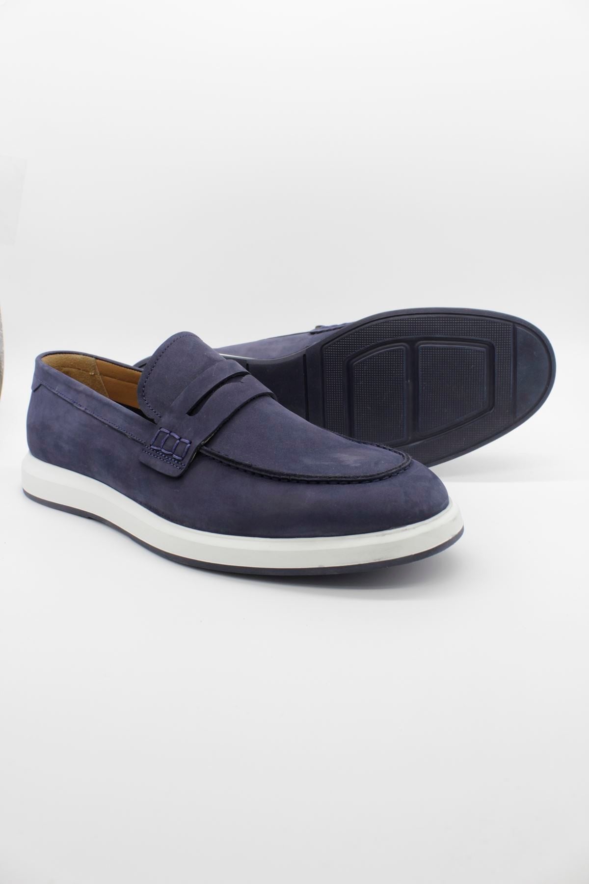 Loafer Shoes - Navy