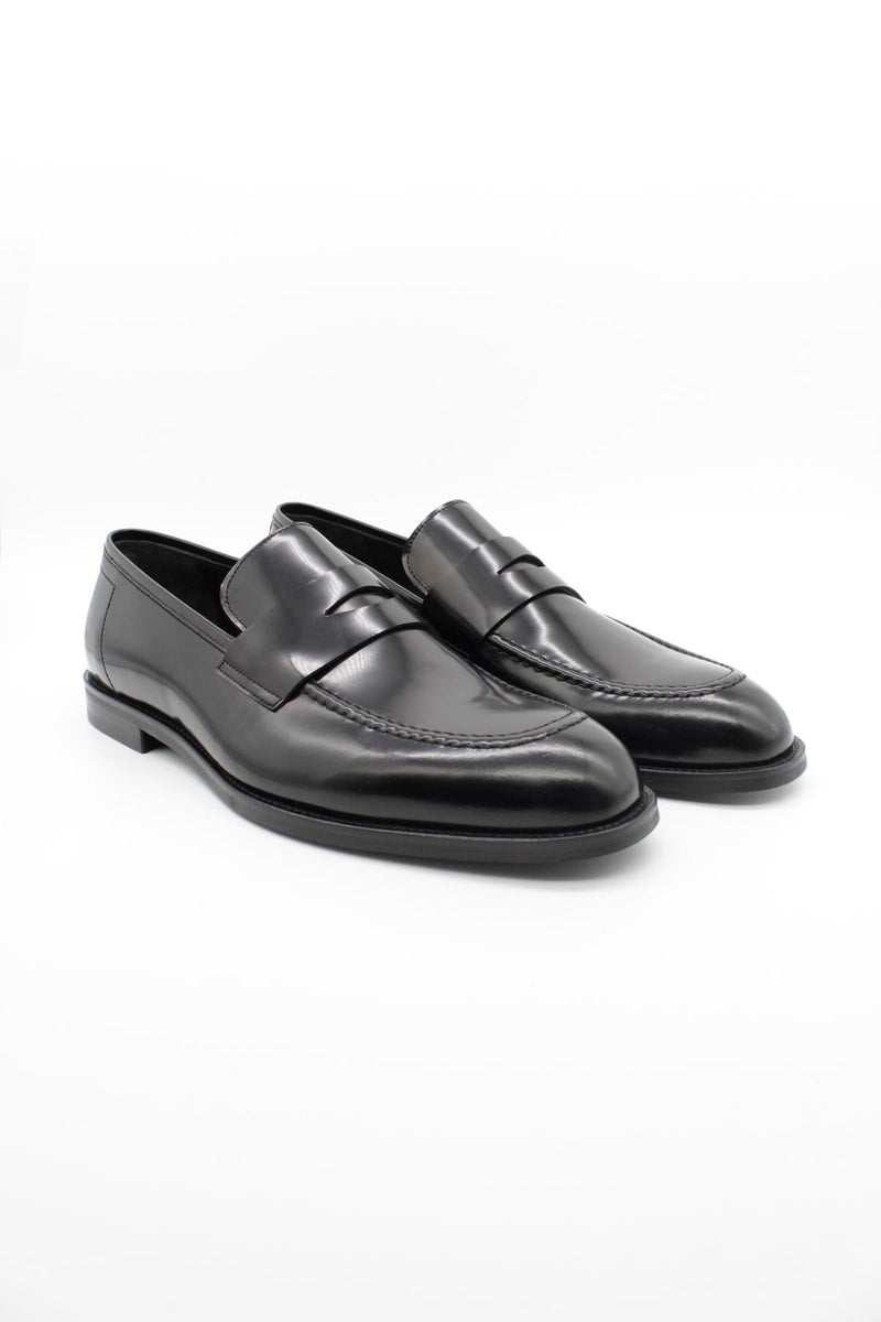 Black Loafer Patented Shoes