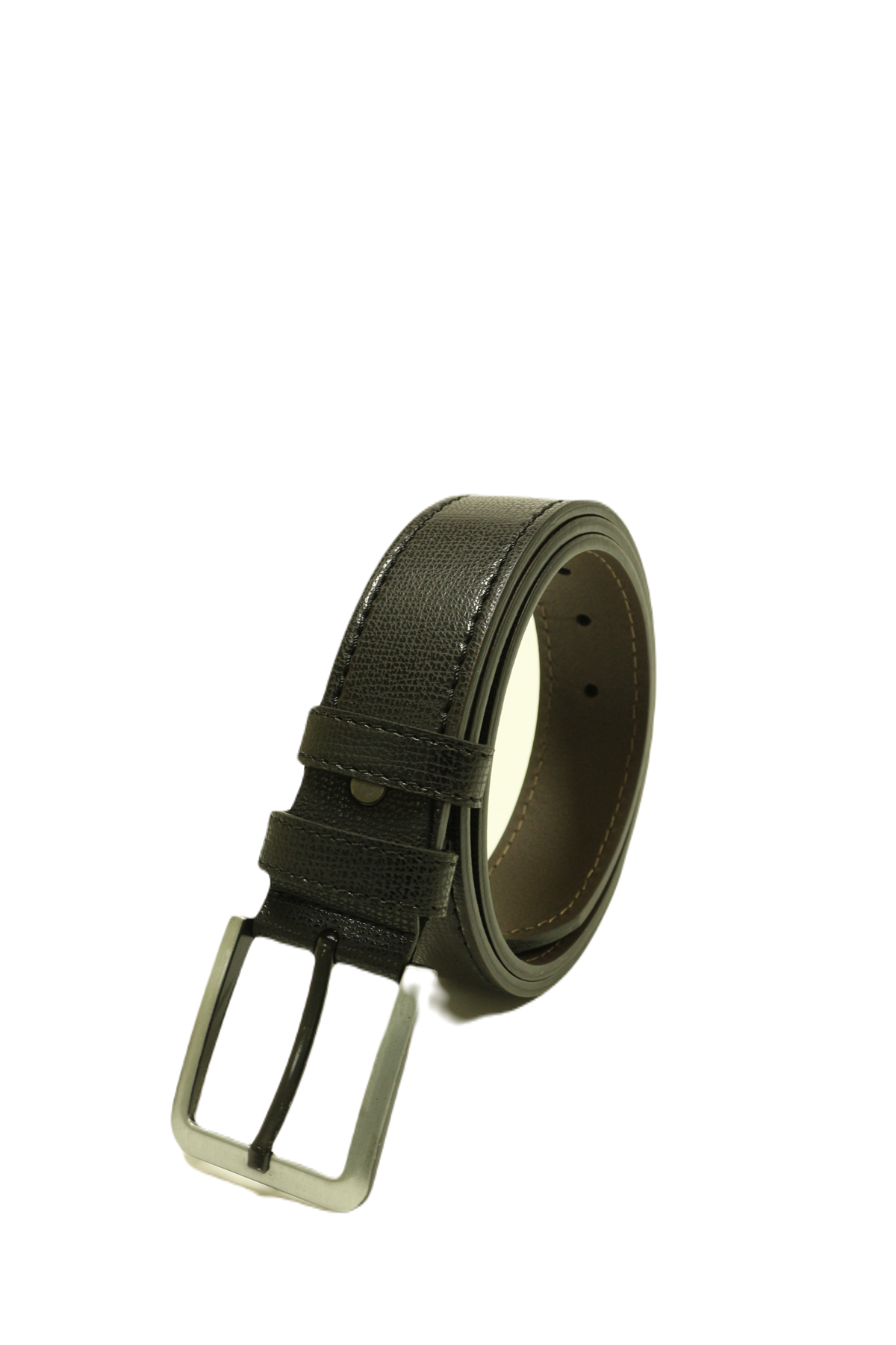 Casual Belt, Leather - Black