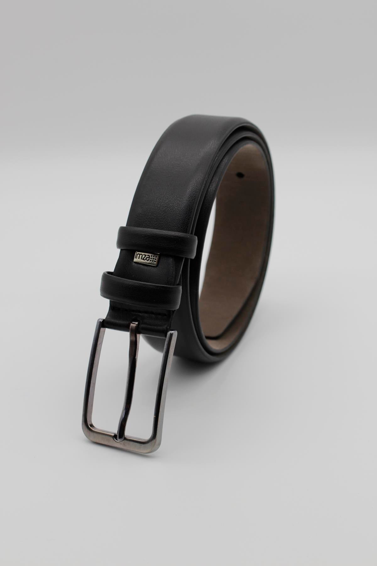 Classic Belt, 100% Genuine Leather - Black