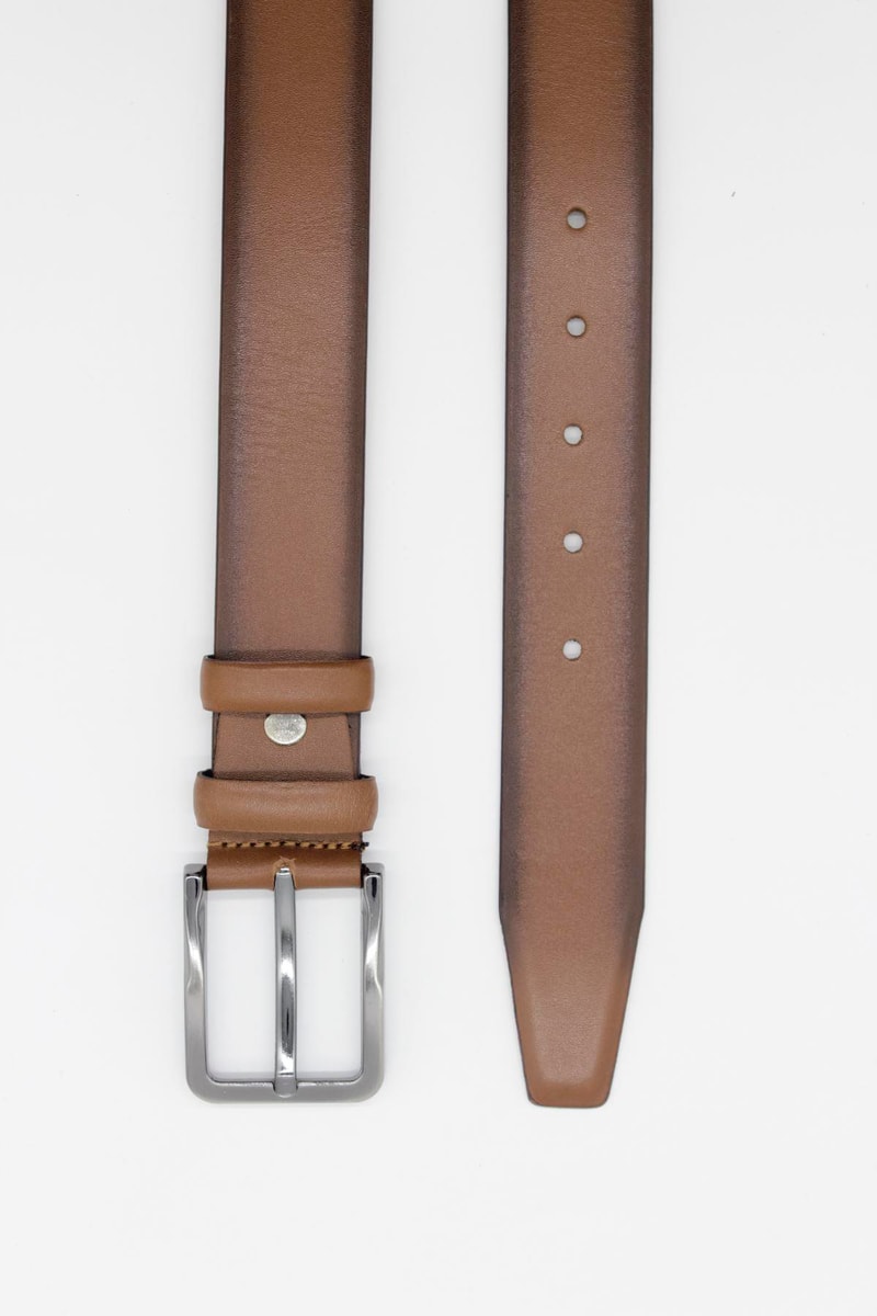 Classic Belt, 100% Faux Leather - Camel