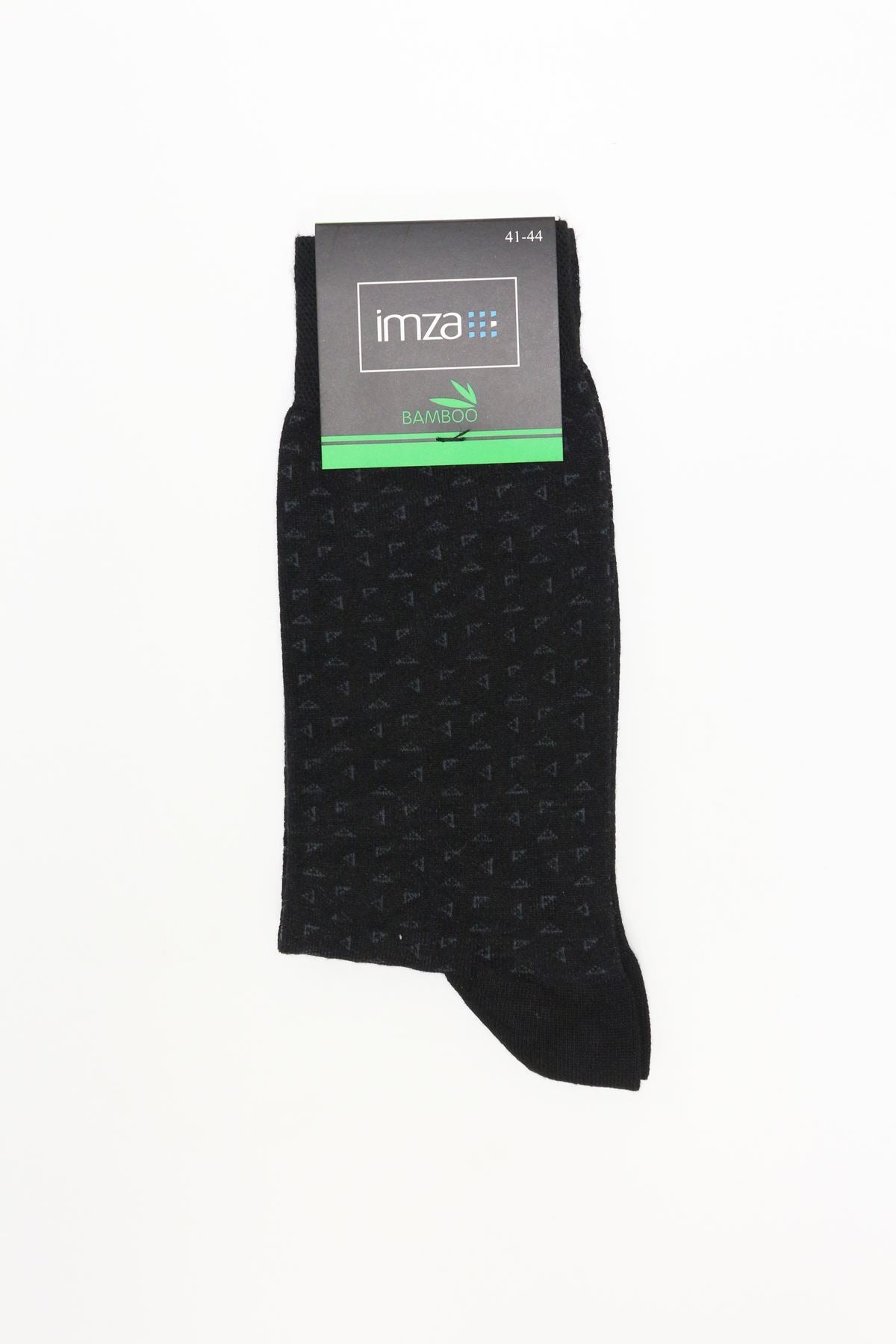 Textured Long Classic Socks - Black