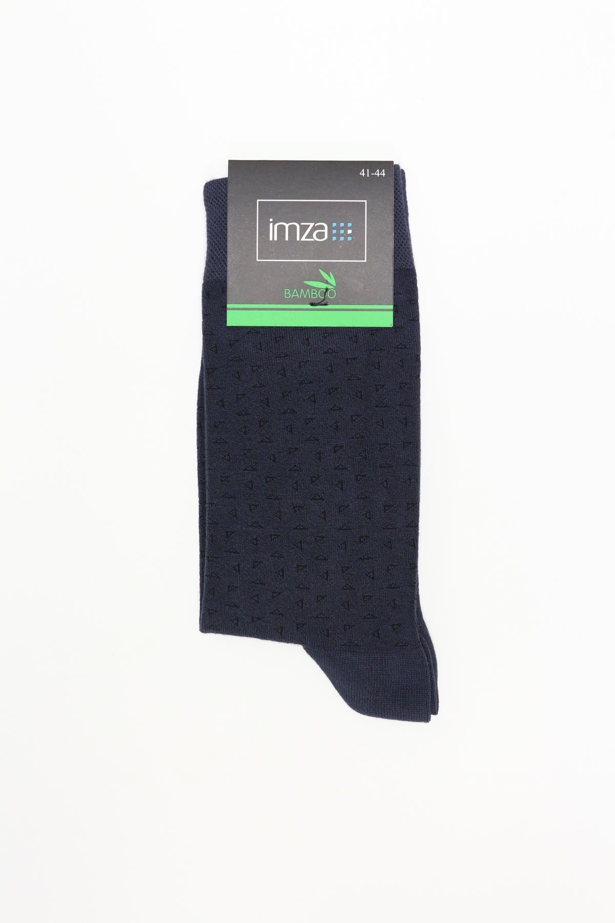 Textured Long Classic Socks - Navy