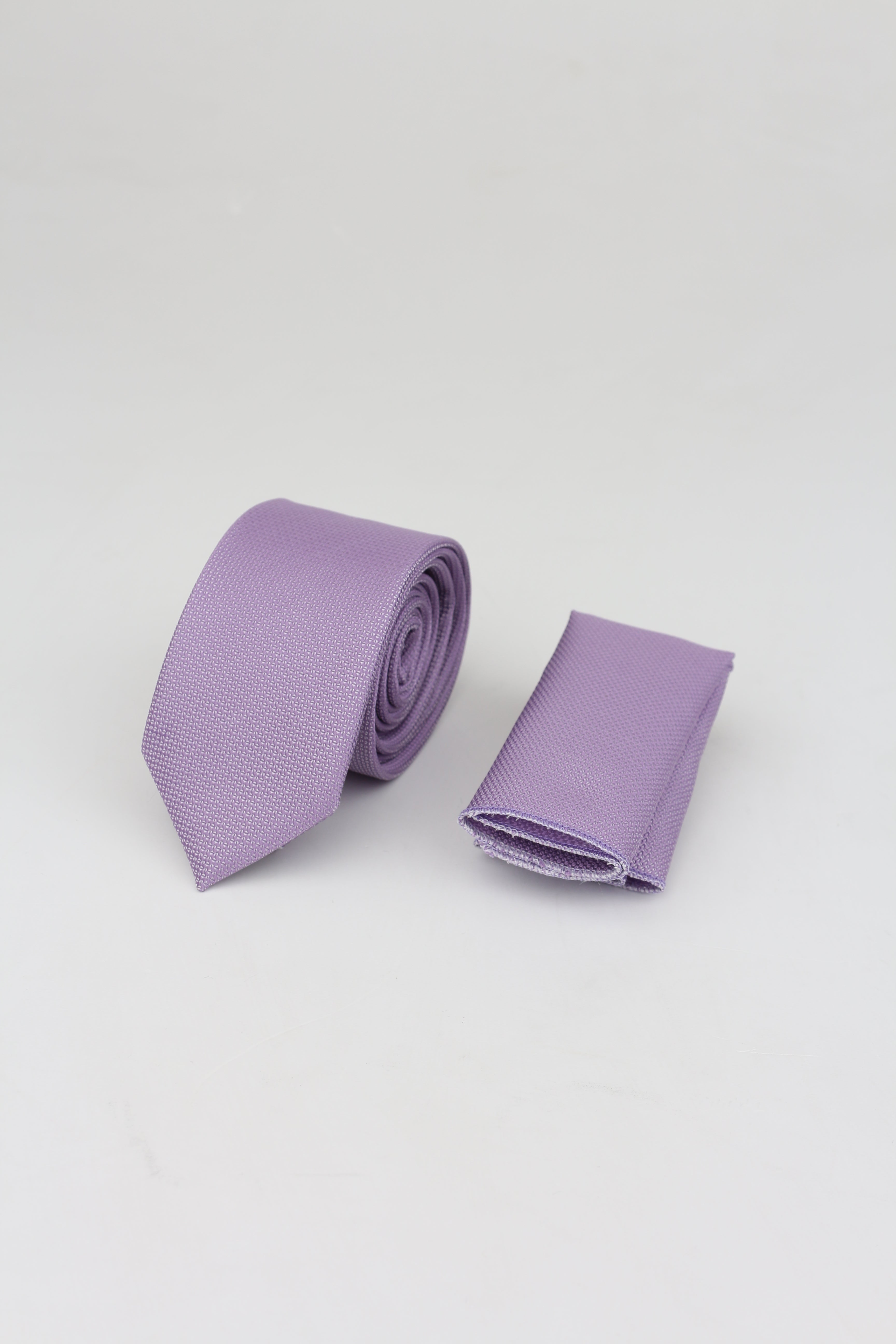 Medium Textured Tie - Lavender