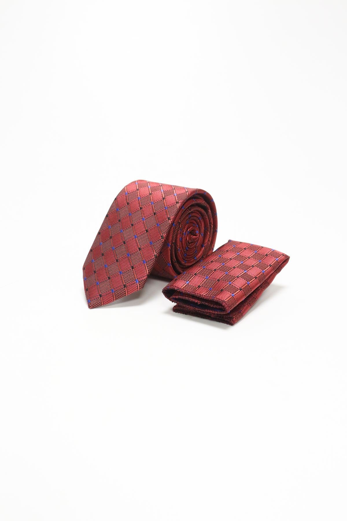 Medium Patterned Tie - Red