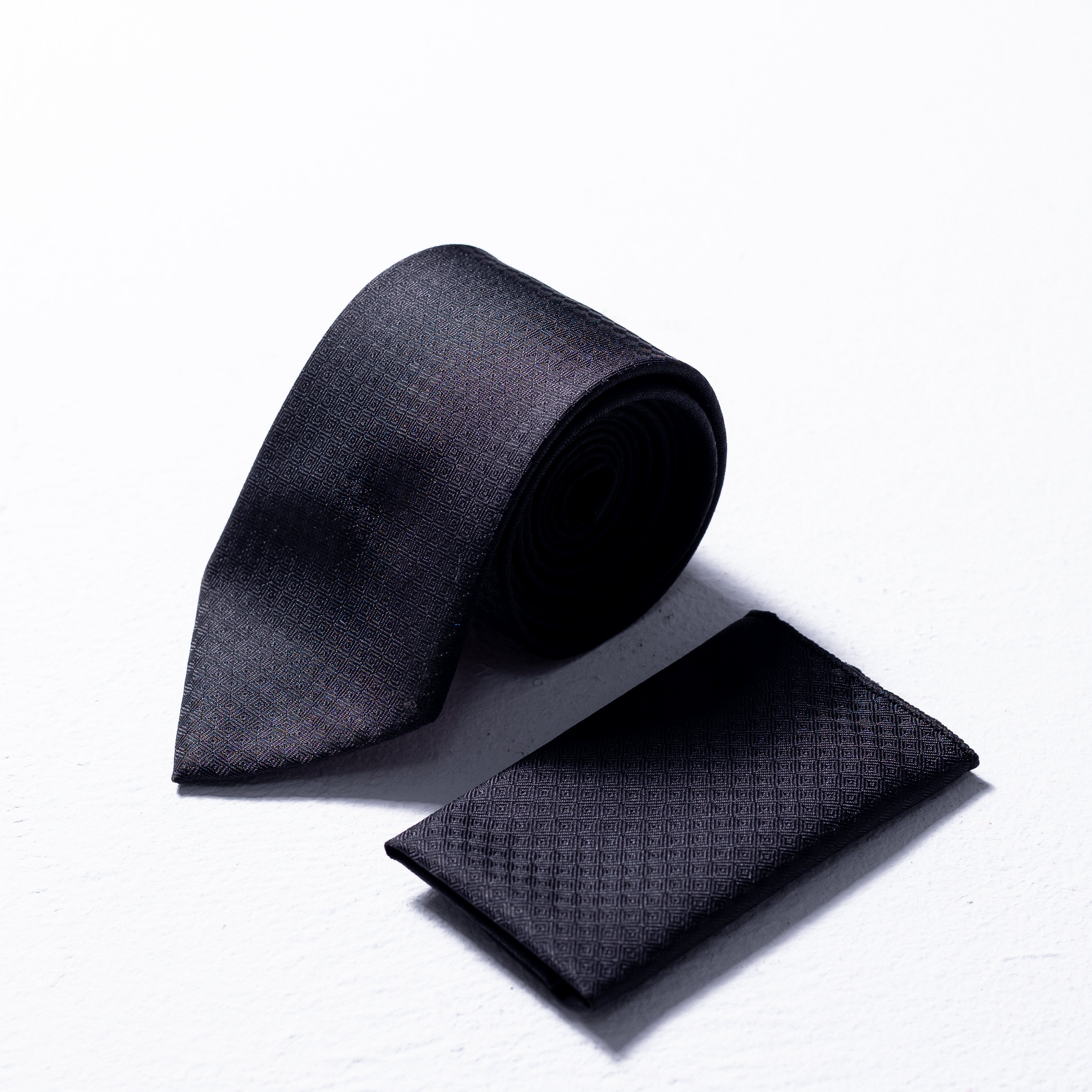 Large Textured Tie -