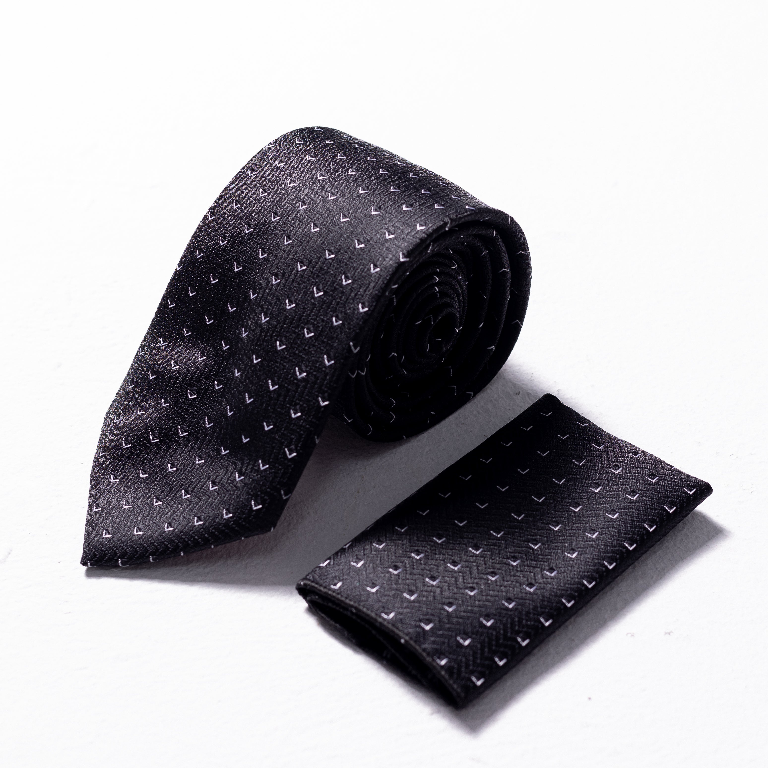 Large Textured Tie -