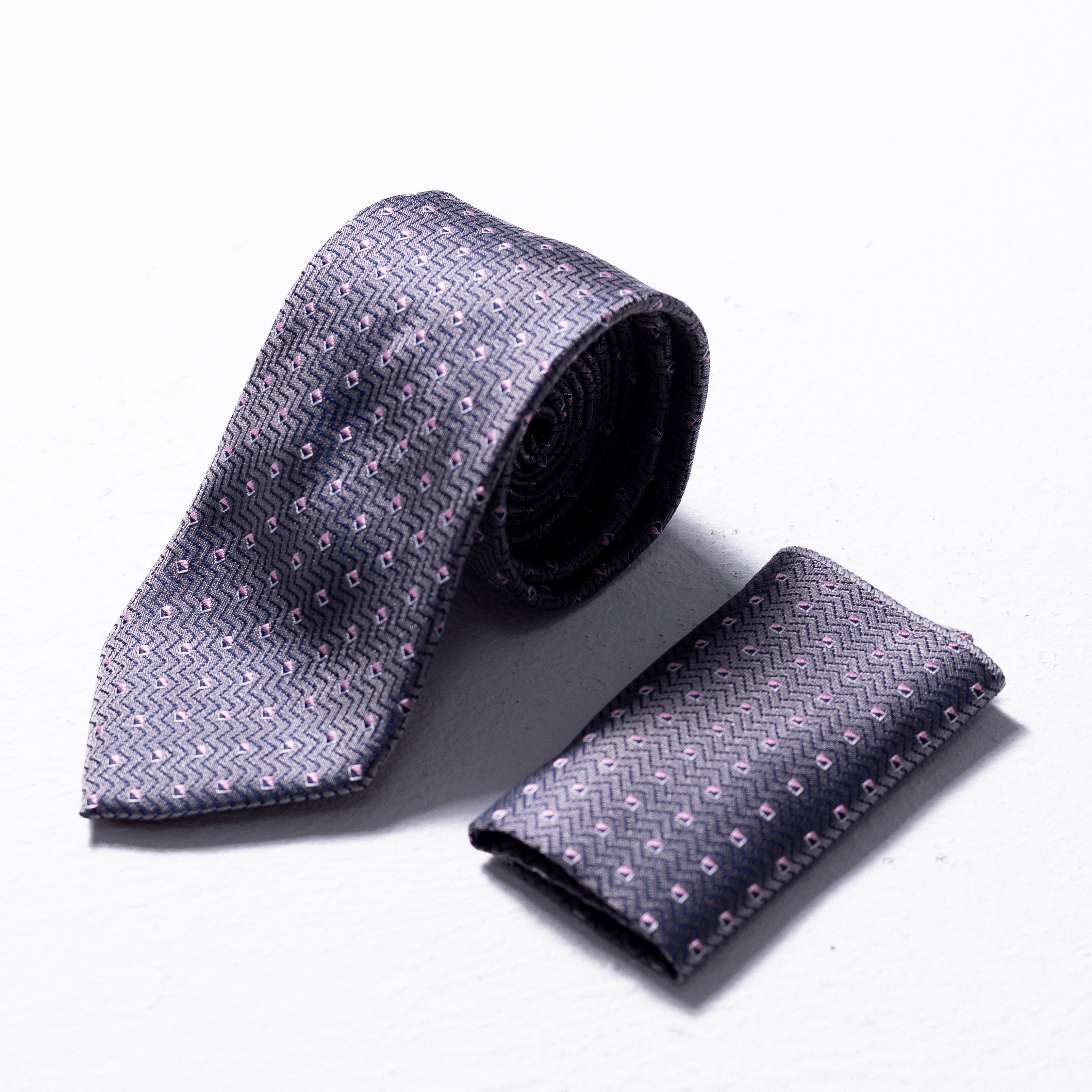 Large Textured Tie -