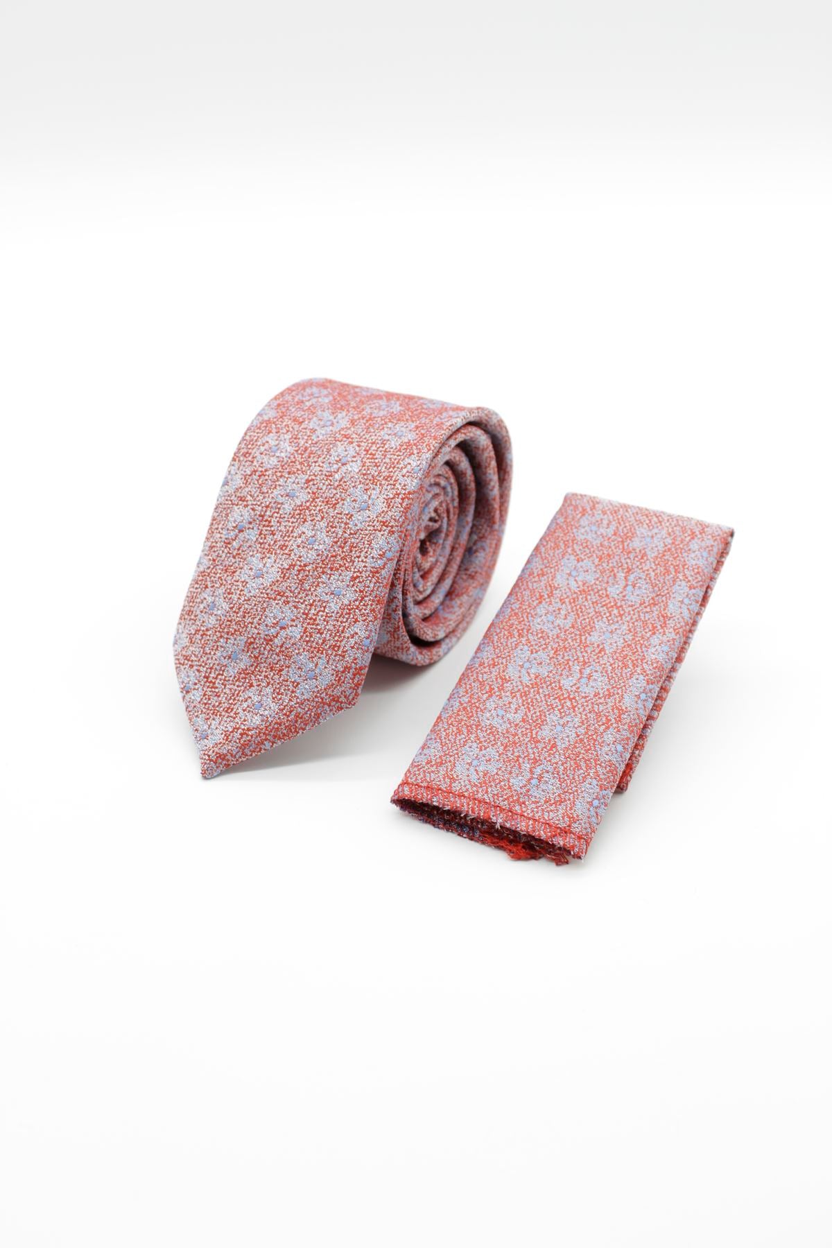 Medium Patterned Tie - Red