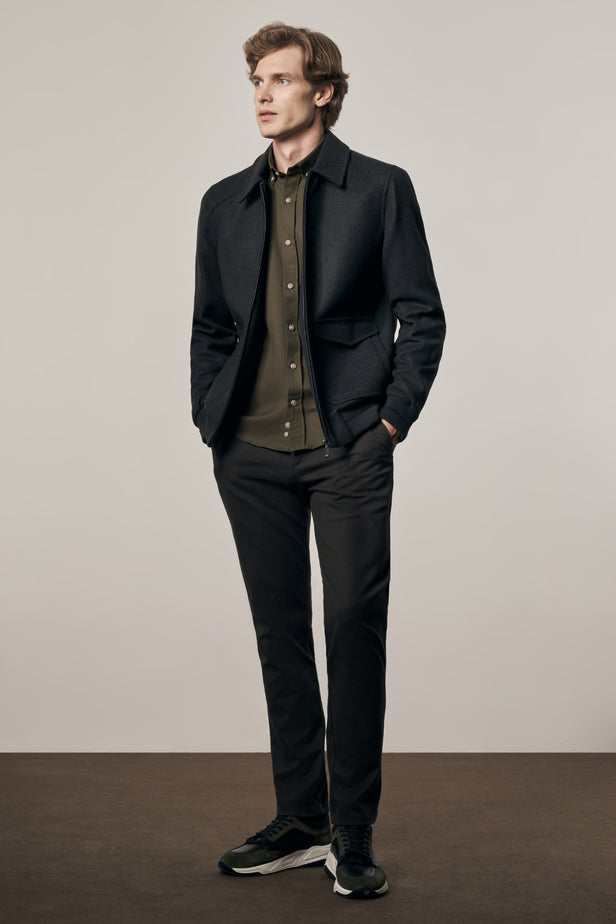 Slim-Fit Jacket - Dark Grey